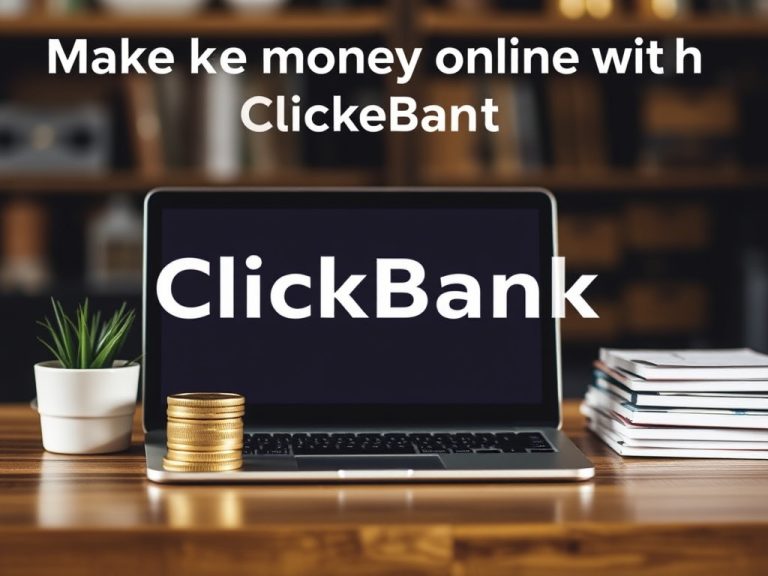 Make Money Online with ClickBank: A Simple, Realistic 4-Stage Plan