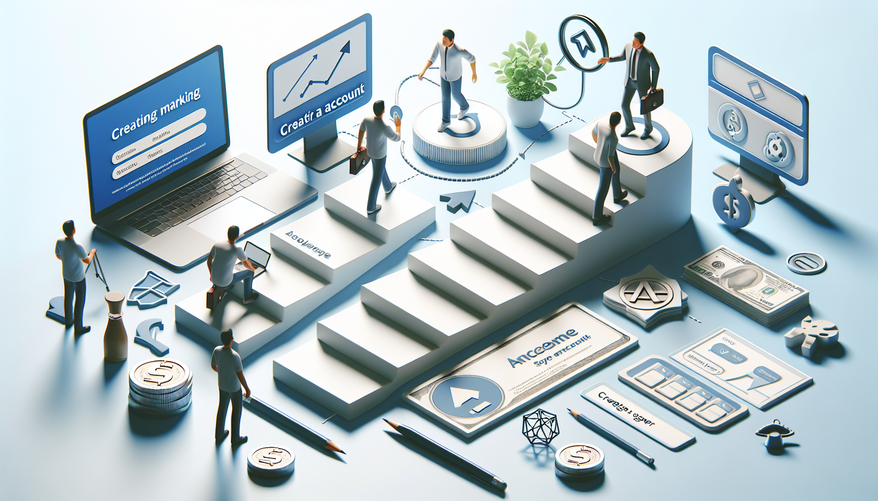 affiliate marketing create account steps