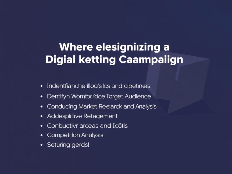 When Designing a Digital Marketing Campaign the First Step Is To?