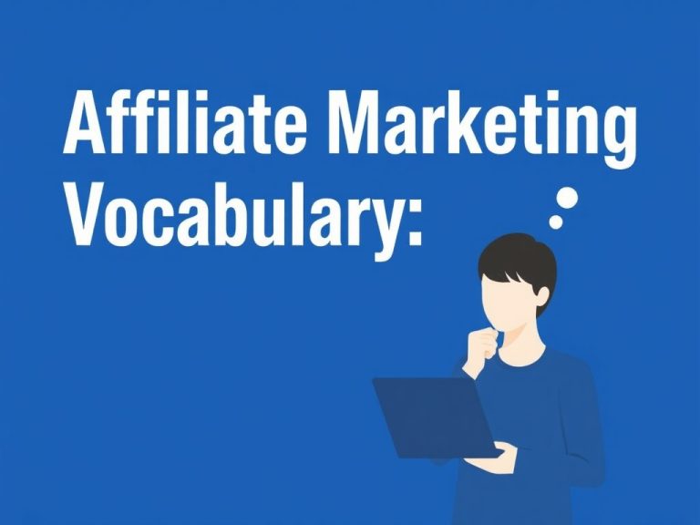 Affiliate Marketing Vocabulary: Essential Terms for Success