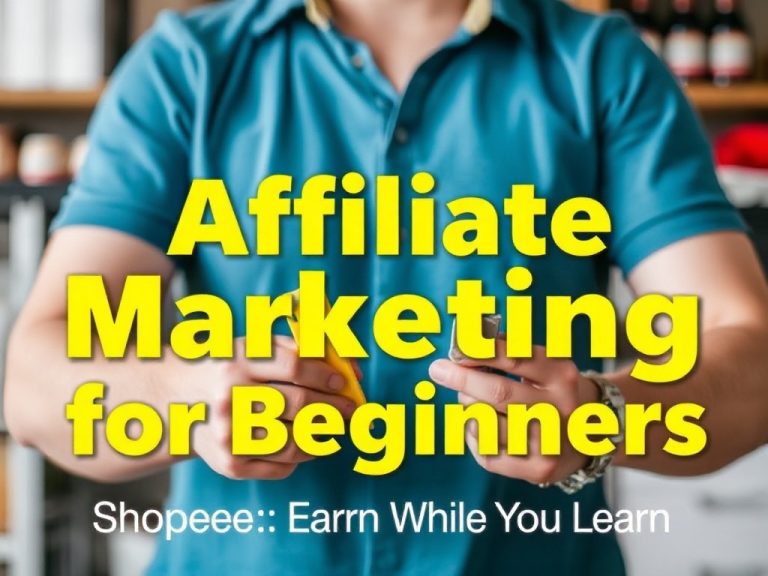 Affiliate Marketing for Beginners Shopee: Earn While You Learn