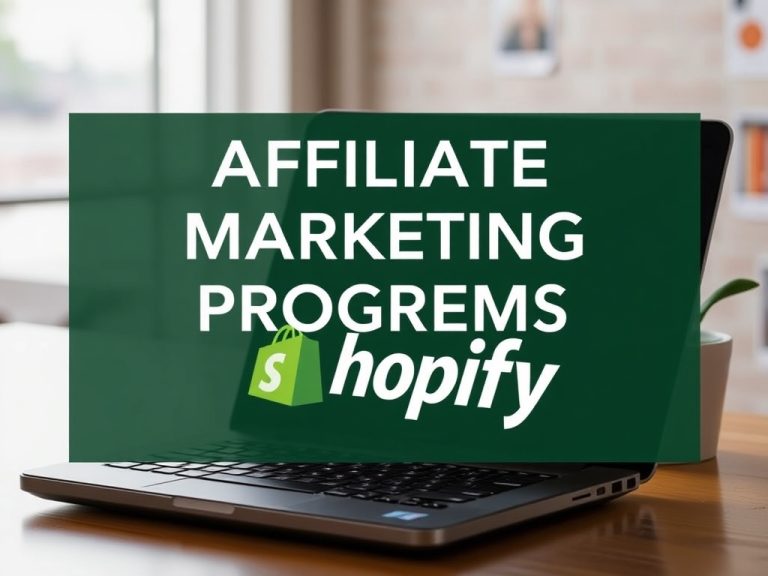 Affiliate Marketing Programs Shopify: Elevate Your Online Sales Now