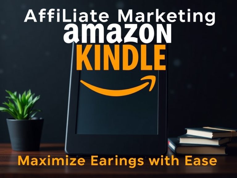 Affiliate Marketing Amazon Kindle: Maximize Earnings with Ease