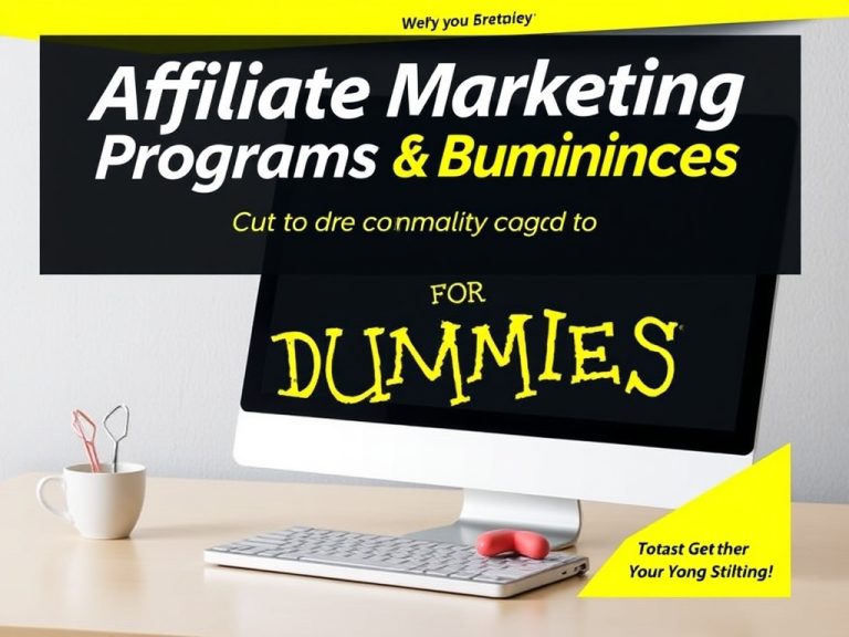 Affiliate Marketing Programs for Dummies: Simplify Your Success